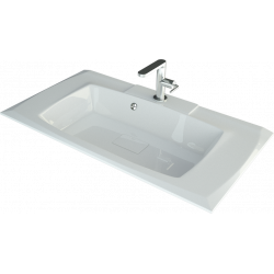 Умывальник Andrea Alex 1000 100x45 белый