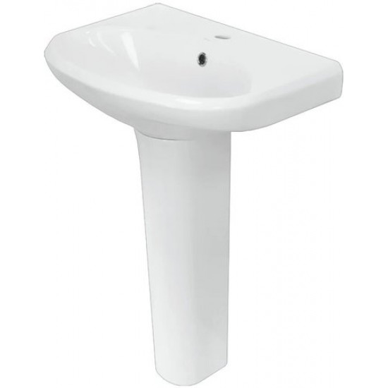 Умывальник пьедестальный Sanita Самарский 57 белый