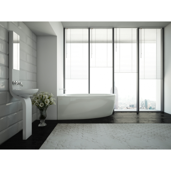 Ванна акриловая Aquatek Дива 150x90 R с ножками