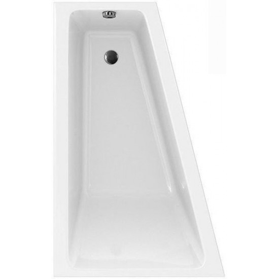 Ванна акриловая Cersanit Crea 160x100 / P-WA-CREA160-LNL (без ножек) левая