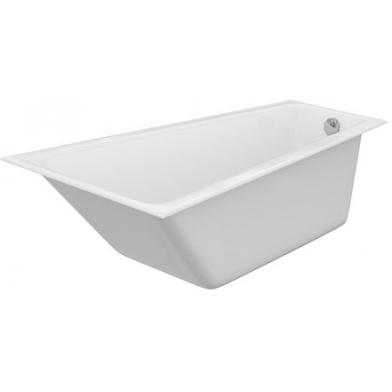 Ванна акриловая Cersanit Crea 160x100 / P-WA-CREA160-LNL (без ножек) левая