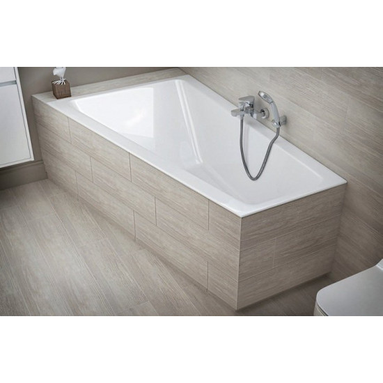 Ванна акриловая Cersanit Crea 160x100 / P-WA-CREA160-LNL (без ножек) левая