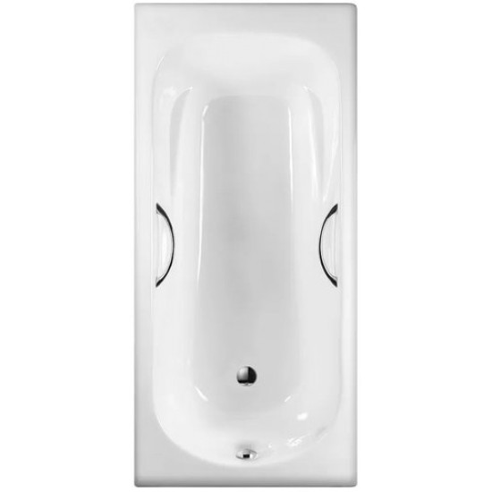 Ванна чугунная BYON B15 160x75 с ручками и ножками