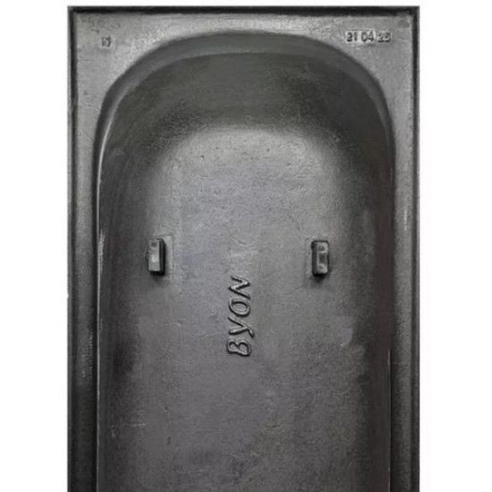 Ванна чугунная Byon Ide 180x85 с ножками и ручками белая