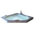 Ванна гидромассажная Jacuzzi AURA CORNER TOP 9F43-483A 160x160