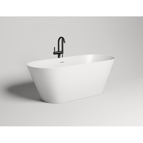 Ванна из искусственного камня Salini Mona 170x72 белый матовый