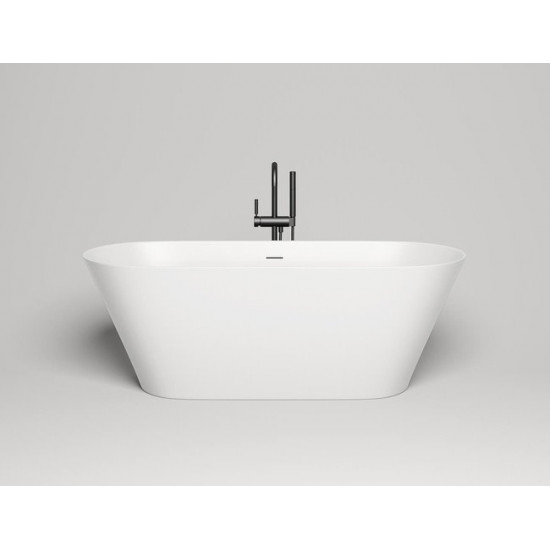 Ванна из искусственного камня Salini Mona 170x72 белый матовый