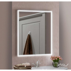 Зеркало Alavann Emma 60 с LED-подсветкой и сенсорным выключателем