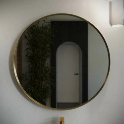 Зеркало Terminus Augusta D1000 100x100 матовое золото Зеркало Terminus Augusta D1000 100x100 матовое золото