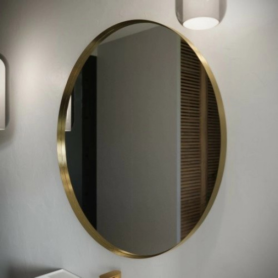 Зеркало Terminus Augusta D1000 100x100 матовое золото