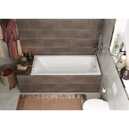 Акриловая ванна 1 Marka Aelita Slim 170x90 белая