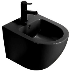 Биде подвесное CeramaLux 2342MB черное матовое