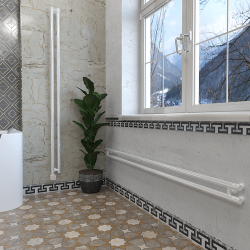 Дизайн-радиатор отопления Stinox Minori Design 10x180 белый глянец