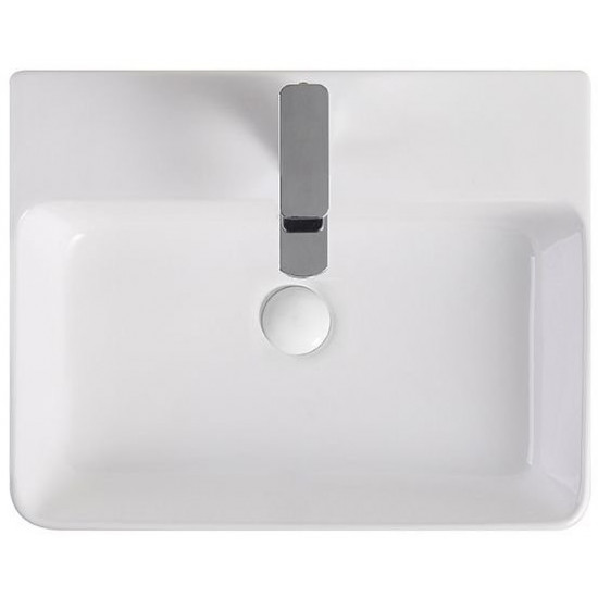 Донный клапан Roxen P01W с переливом, белый