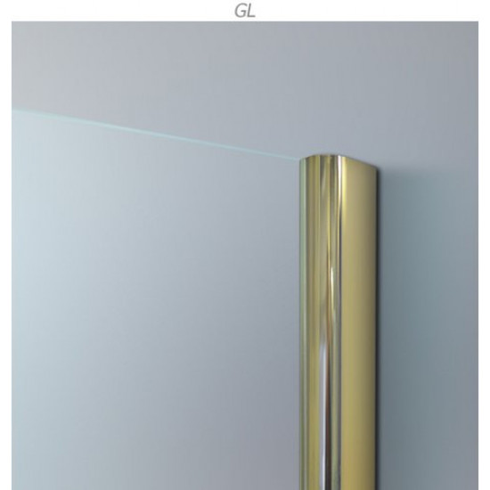 Душевая дверь Gutewetter Guwer GK-662D 105 (золото металлик/стекло матовое)