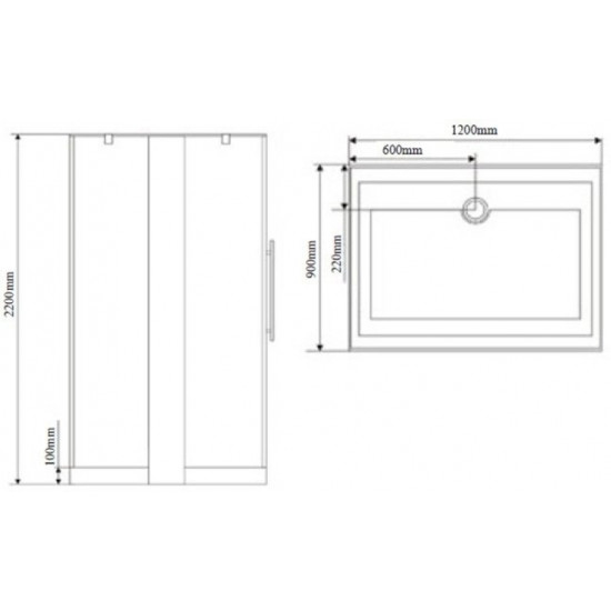 Душевая кабина Wasserfalle W-626 120х90