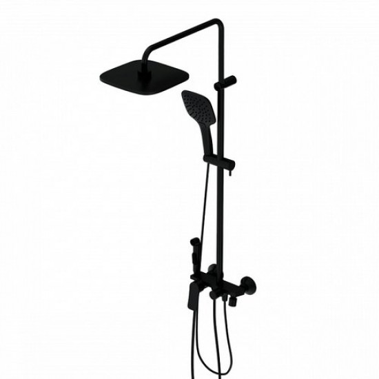 Душевая система Damixa Apollo DX220920300 черный матовый