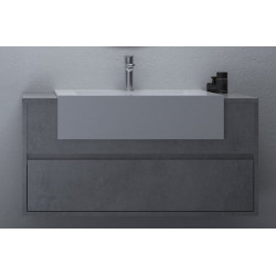 Комплект мебели Black&White Universe U903.1000-1 (тумба с умывальником и зеркало)