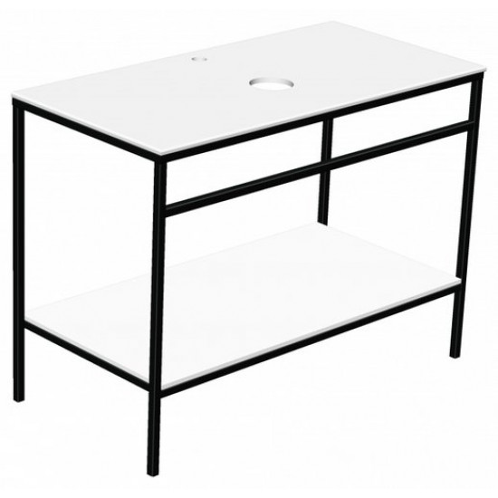 Консоль напольная Radostone Laura 100x49 черная