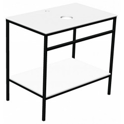 Консоль напольная Radostone Laura 80x49 черная