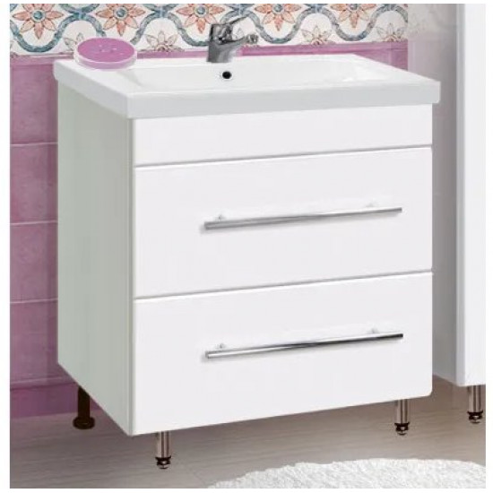 Тумба напольная Vako VAKO Como 80 белая Тумба напольная Vako VAKO Como 80 белая