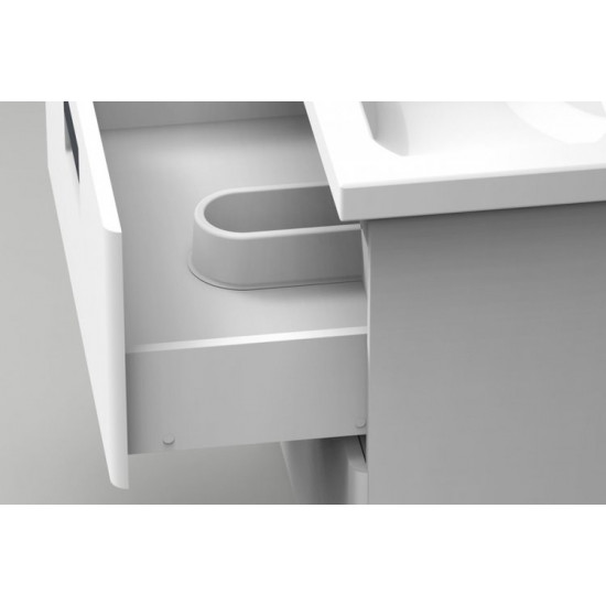 Тумба под  умывальник АВН 80 Сорренто 115.03 белый/серый