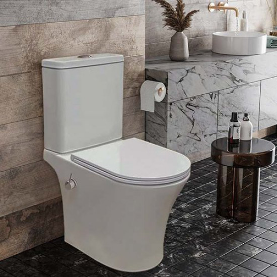 Унитаз напольный Roxen Urban Bidet 600190-01X белый SoftClose