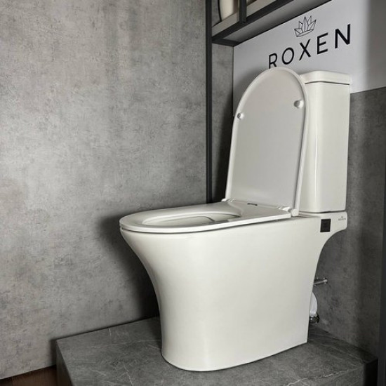 Унитаз напольный Roxen Urban Bidet 600190-01X белый SoftClose