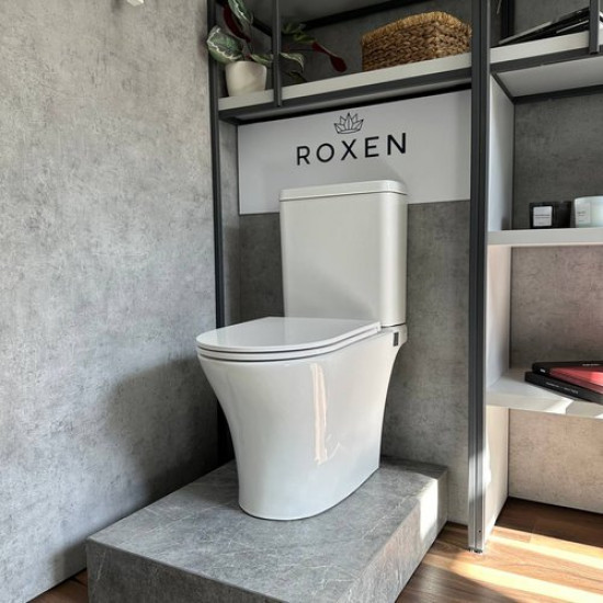 Унитаз напольный Roxen Urban Bidet 600190-01X белый SoftClose