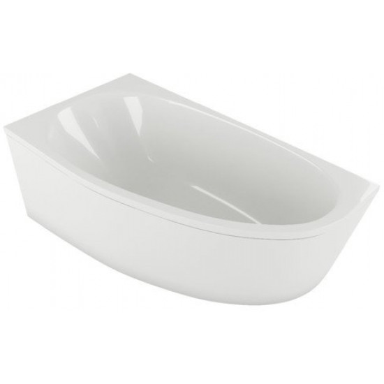 Ванна акриловая Aquatek Дива 160x90 L с каркасом и экраном