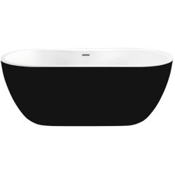 Ванна акриловая Black&White Black Swan SB111 BLACK 180x75 белый глянец/черный