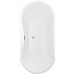 Ванна акриловая Black&White Black Swan SB111 BLACK 180x75 белый глянец/черный