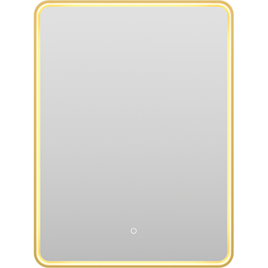 Зеркало Brevita Mercury 60x80 сенсор на зеркале, золото