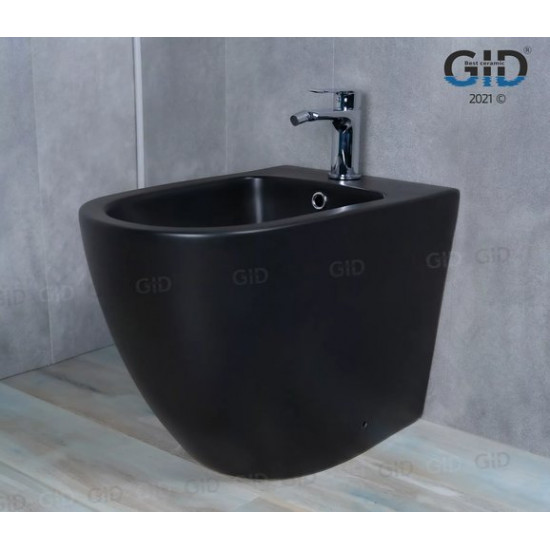 Биде напольное GID BDN-36BM 36,5x56 черный матовый