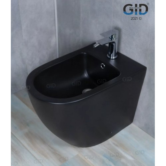 Биде напольное GID BDN-36BM 36,5x56 черный матовый