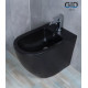 Биде напольное GID BDN-36BM 36,5x56 черный матовый