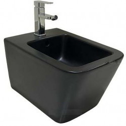 Биде подвесное CeramaLux 5370-18 36x52 черный глянцевый