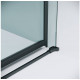 Боковая стенка Grossman Classic 80x195 стекло прозрачное / профиль графит сатин