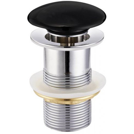 Донный клапан Roxen PD01B без перелива, черный