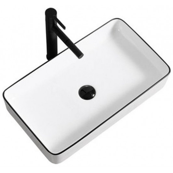 Донный клапан Roxen PD01B без перелива, черный