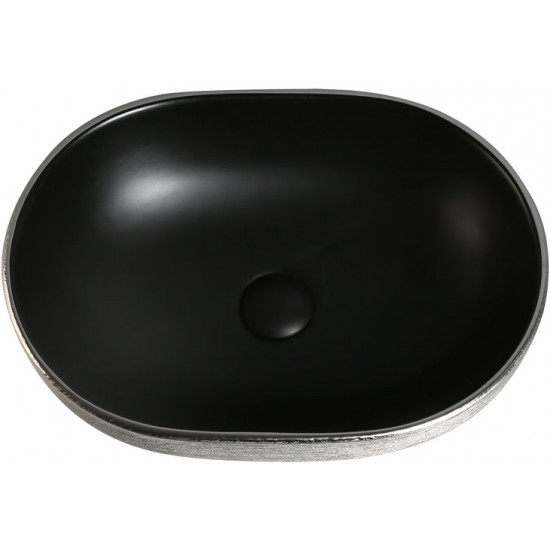 Донный клапан Roxen PD01B без перелива, черный