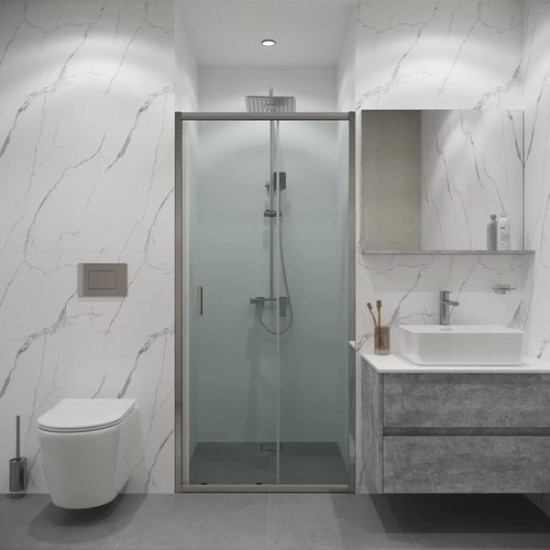 Душевая дверь Niagara Eco NG-631-9A 90x190 стекла прозрачные. профиль хром Душевая дверь Niagara Eco NG-631-9A 90x190 стекла прозрачные. профиль хром