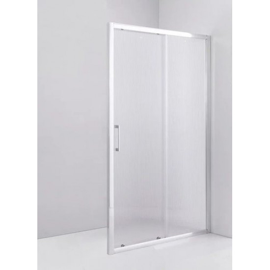 Душевая дверь Pelican FP020120RD 120x190 стекла матовые, профиль хром