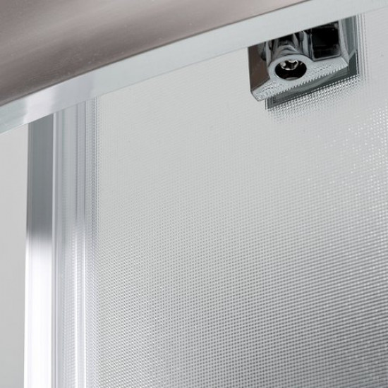 Душевая кабина Avacan EM4515LED+GM AVA N 150x85 с LED и гидромассажем, стекла матовые, профиль хром