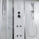 Душевая кабина Avacan EM4515LED+GM AVA N 150x85 с LED и гидромассажем, стекла матовые, профиль хром