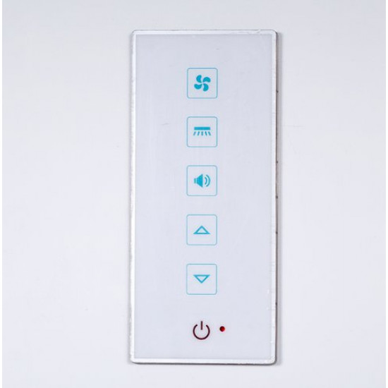 Душевая кабина Avacan EM4515LED+GM AVA N 150x85 с LED и гидромассажем, стекла матовые, профиль хром