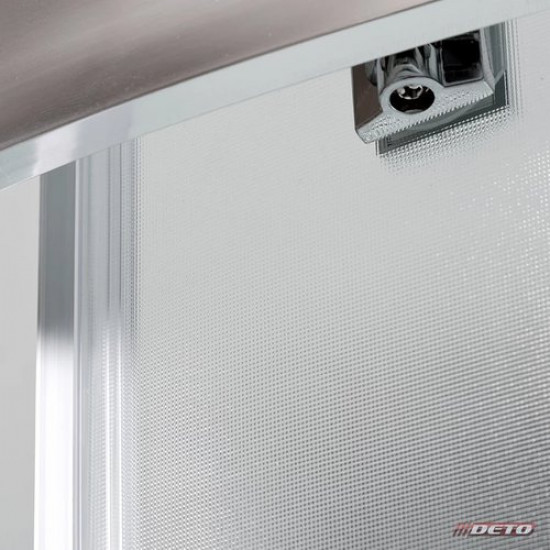 Душевая кабина Deto D09S с электрикой, стекла матовые, профиль хром