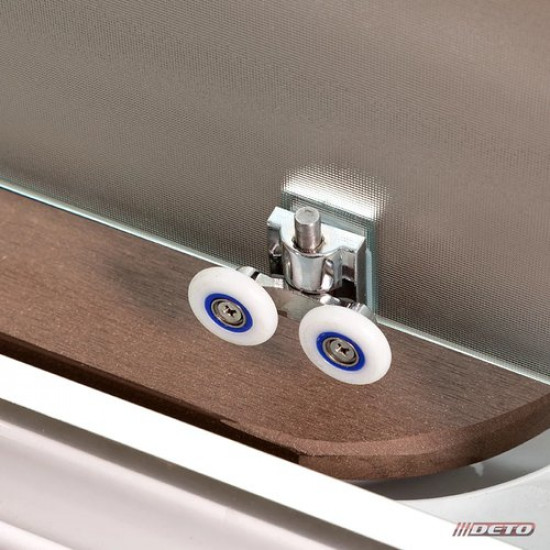 Душевая кабина Deto D09S с электрикой, стекла матовые, профиль хром