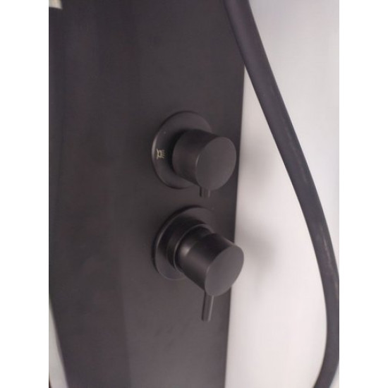 Душевая кабина Esbano ESM-129 CKR 120x90 правая, стекла прозрачные, профиль черный