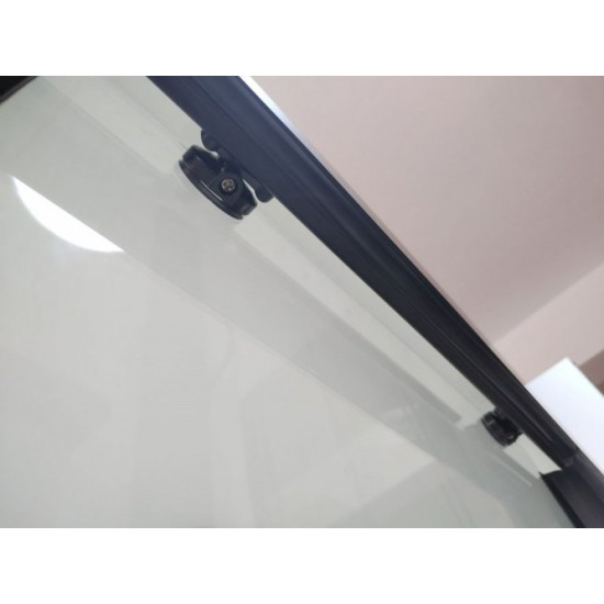 Душевая кабина Esbano ESM-129 CKR 120x90 правая, стекла прозрачные, профиль черный